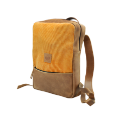 REDANT leather backpack Frame mustard MacBook 15" & 16"