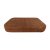 REDANT orthopedic dog bed with memory foam ORTHOPEDIC VELVET cinnamon