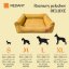 REDANT dog bed with memory foam DELUXE chocolate - Size: L