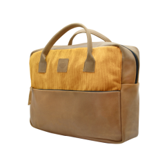 REDANT cestovná kožená taška FRAME horčicová