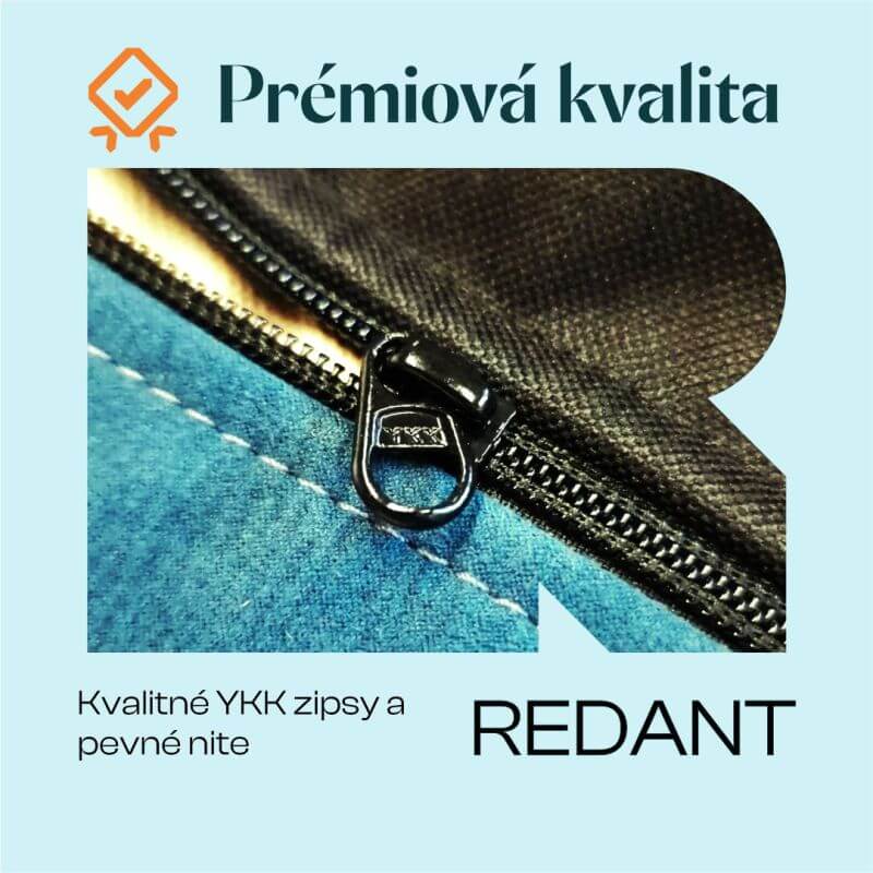 REDANT pelíšek pro psa s paměťovou pěnou DELUXE modrý - Velikost: M