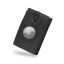 REDANT mini wallet for AirTag in waxed leather NATIVE black