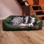 REDANT dog bed with memory foam DELUXE green - Size: XL