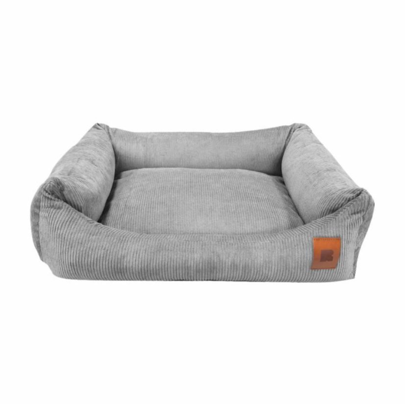 REDANT menčestrový dog bed CORD sivý - Size: S