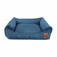 REDANT menčestrový pelíšek pro psa CORD petrolejový