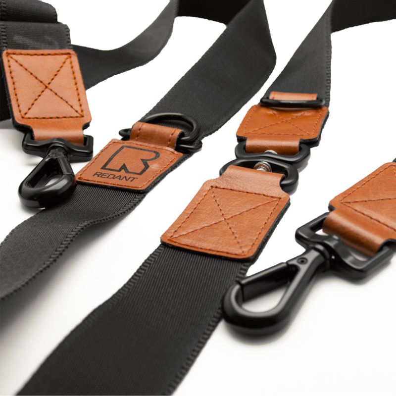 REDANT luxury adjustable running leash black