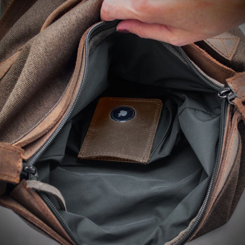 REDANT 3v1 plátený batoh 3ad čierny na MacBook 14"