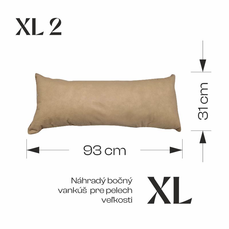REDANT replacement side cushion for bed - Size: L