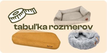 Veľkostná tabuľka pelechov REDANT