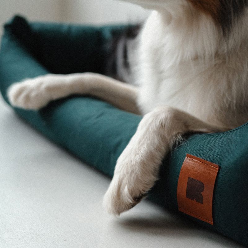 REDANT dog bed RETRO brown damask