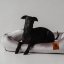 REDANT zamatový dog bed VELVET sivý - Size: M
