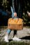 REDANT travel leather bag FRAME mustard