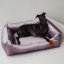 REDANT zamatový dog bed VELVET fialový - Size: S