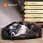 REDANT dog bed with memory foam DELUXE black