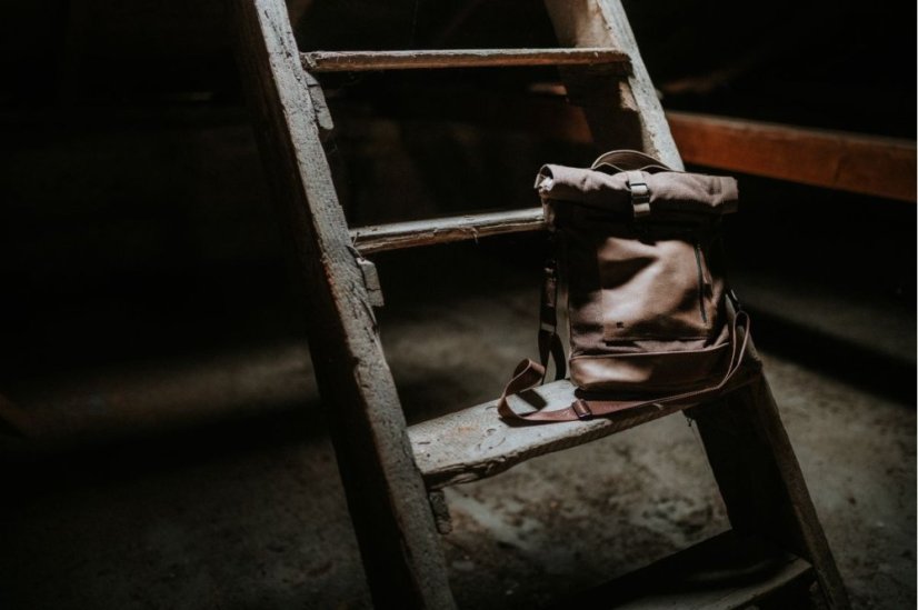 REDANT 3v1 plátený batoh 3ad čierny na MacBook 14"