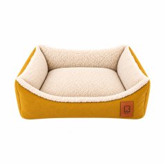 REDANT pelech pro psa s paměťovou pěnou DELUXE / LAMB žlutý