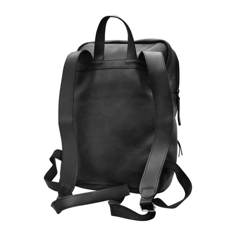 REDANT kožený batoh NATIVE čierny MacBook 15" a 16"