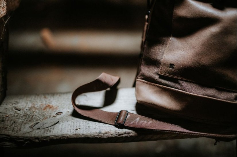 REDANT 3v1 plátený batoh 3ad čierny na MacBook 14"