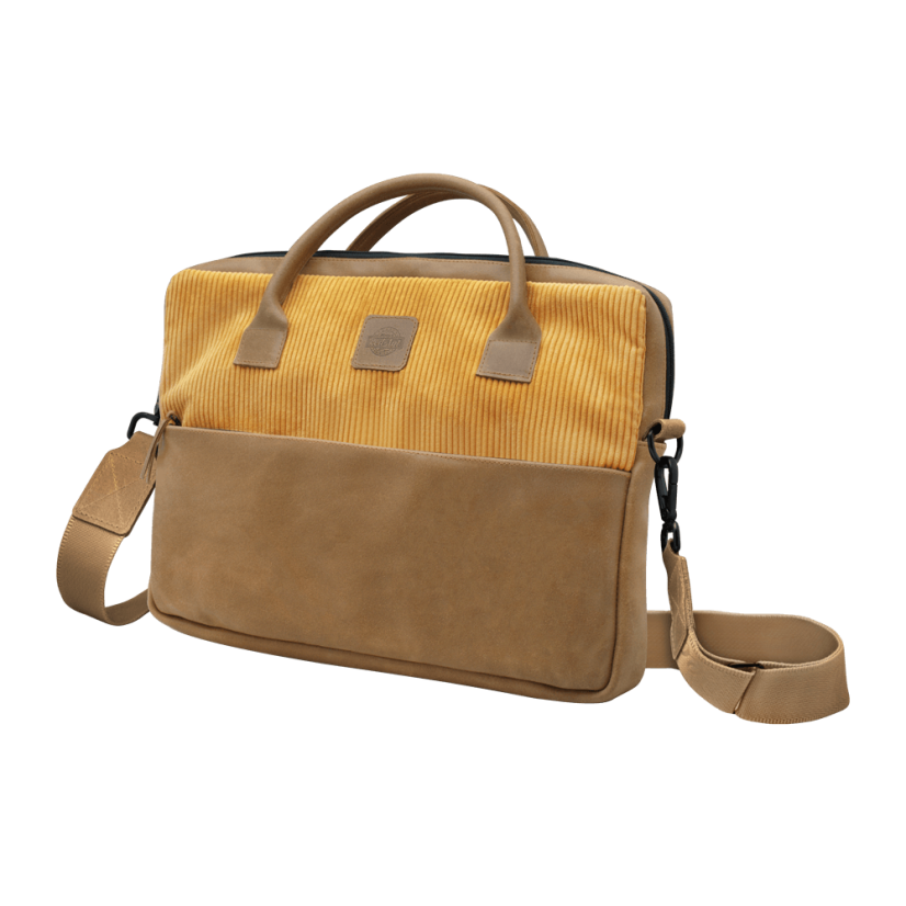 REDANT leather bag Frame mustard for MacBook 13" & 14" with strap