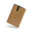 REDANT mini wallet in waxed leather NATIVE mustard