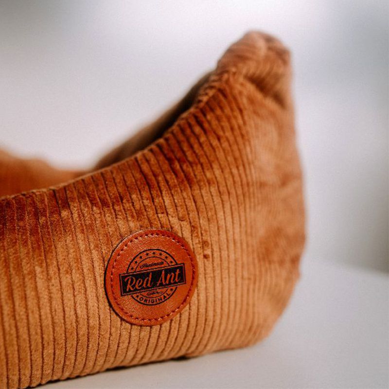 REDANT menčestrový dog bed CORD koňakový - Size: L