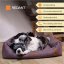REDANT dog bed with memory foam DELUXE purple - Size: L