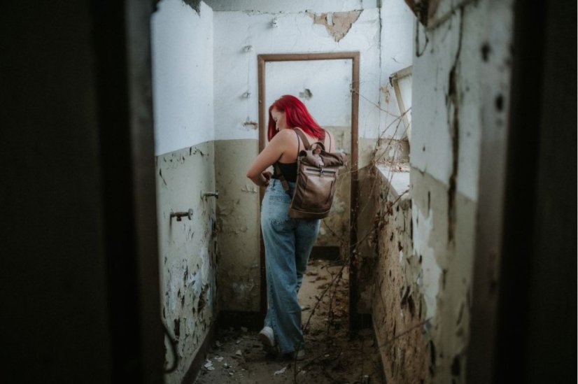 REDANT 3v1 plátený batoh 3ad čierny na MacBook 14"