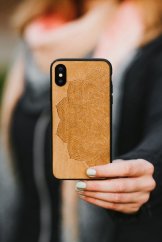 Drevený zadný kryt Mandala Samsung Galaxy S10