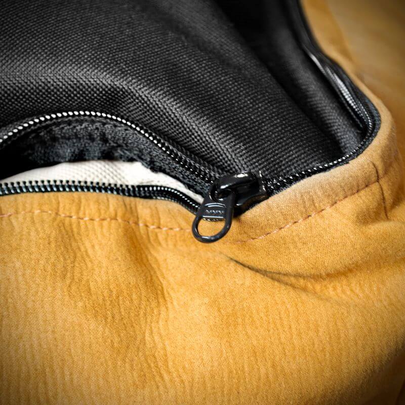 REDANT pelíšek pro psa s paměťovou pěnou DELUXE žlutý - Velikost: M