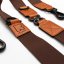 REDANT luxury adjustable running leash brown