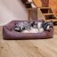 REDANT dog bed with memory foam DELUXE purple - Size: L