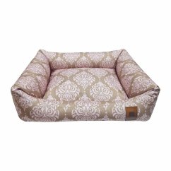 REDANT dog bed RETRO brown damask