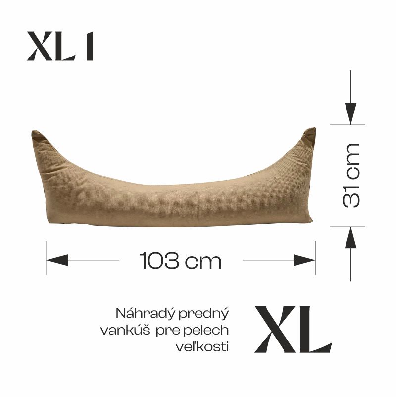 REDANT replacement front cushion for bed - Size: S