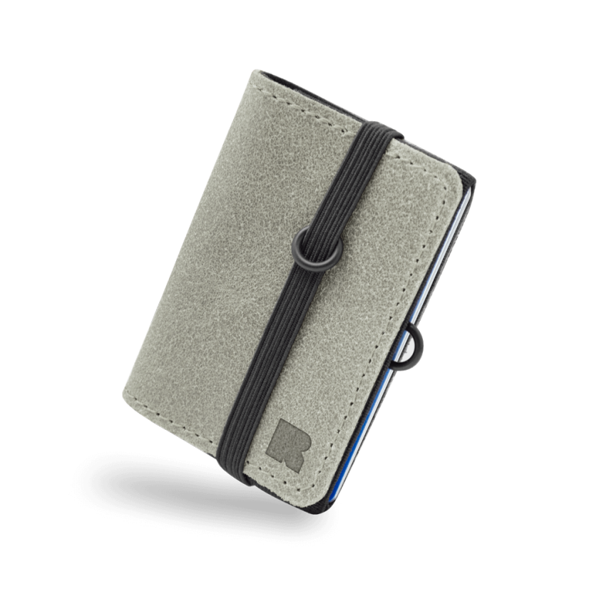 REDANT mini wallet in waxed leather NATIVE starlight