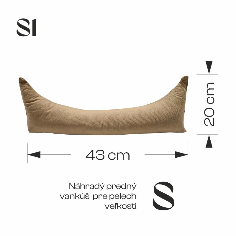 REDANT replacement front cushion for bed - Size: S