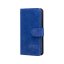 Knižkové puzdro na telefón z brúsenej kože modré Samsung Galaxy S23 Plus