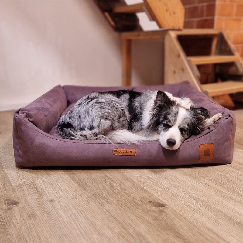 REDANT pelíšek pro psa s paměťovou pěnou DELUXE fialový - Velikost: S