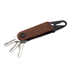 Kožená kľúčenka WHISKEY AROMA-Hnedá