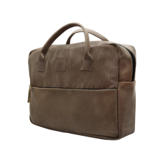 REDANT cestovní kožená taška FRAME hnědá