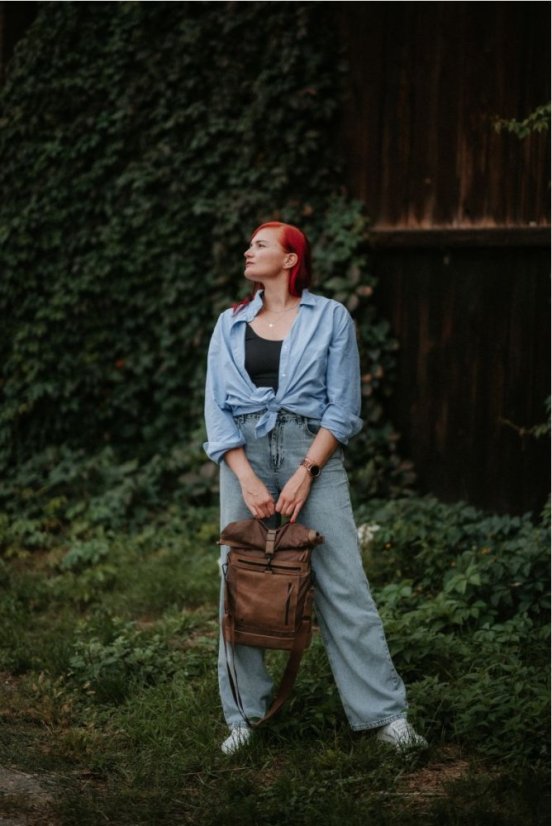 REDANT 3v1 plátený batoh 3ad čierny na MacBook 14"