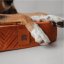 REDANT orthopedic dog bed with memory foam ORTHOPEDIC VELVET cinnamon