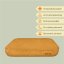 REDANT replacement cover for orthopedic bed ORTHOPEDIC CORD mustard