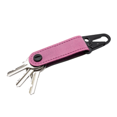 Kožená kľúčenka SPRING-Cyklamenová