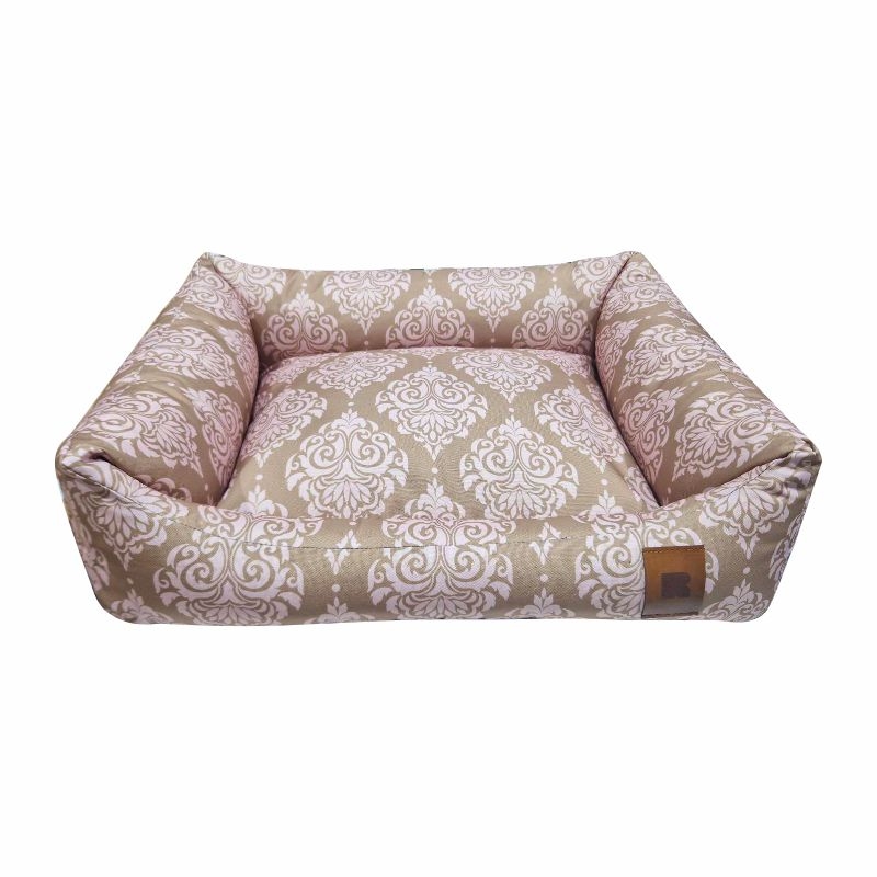 REDANT dog bed RETRO brown damask