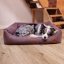 REDANT dog bed with memory foam DELUXE purple - Size: L