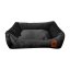 REDANT zamatový dog bed VELVET čierny - Size: S