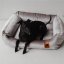 REDANT zamatový dog bed VELVET sivý - Size: M