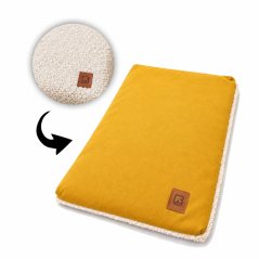REDANT reversible dog mat DELUXE / LAMB yellow