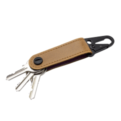 Kožená kľúčenka NATIVE / FRAME-Horčicová