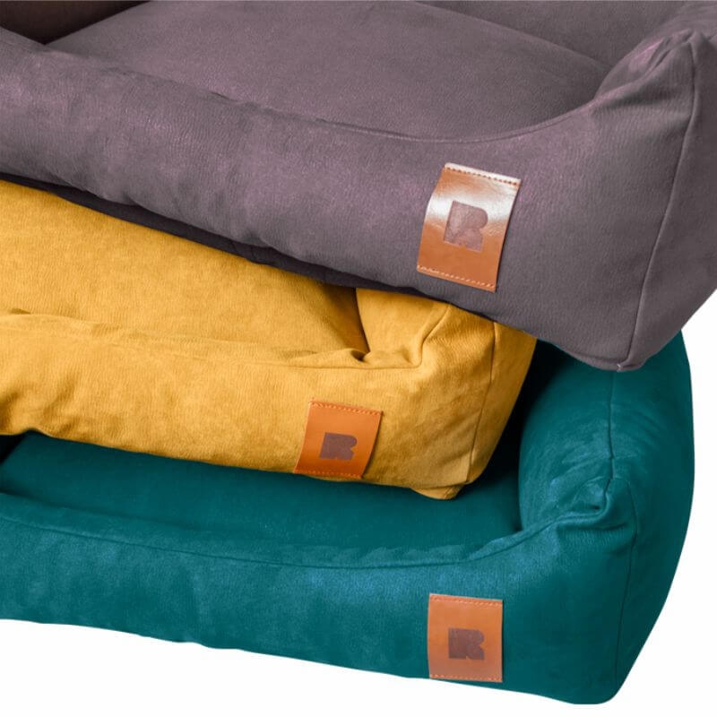 REDANT dog bed with memory foam DELUXE blue - Size: S